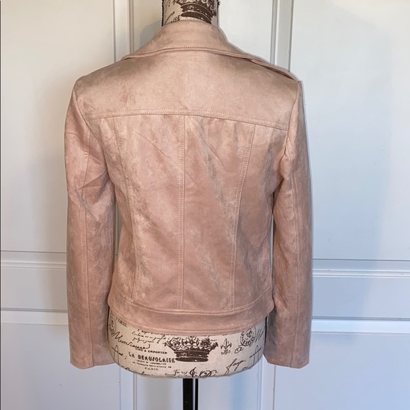 NWT PHILOSOPHY FAUX SUEDE MOTO JACKET - Picture 7 of 9